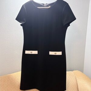 Tommy Hilfiger Black Dress with White Details